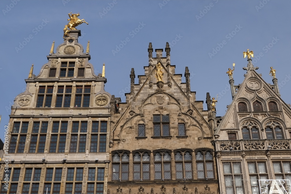 Antwerpen Großer Markt Häuserfassade 2