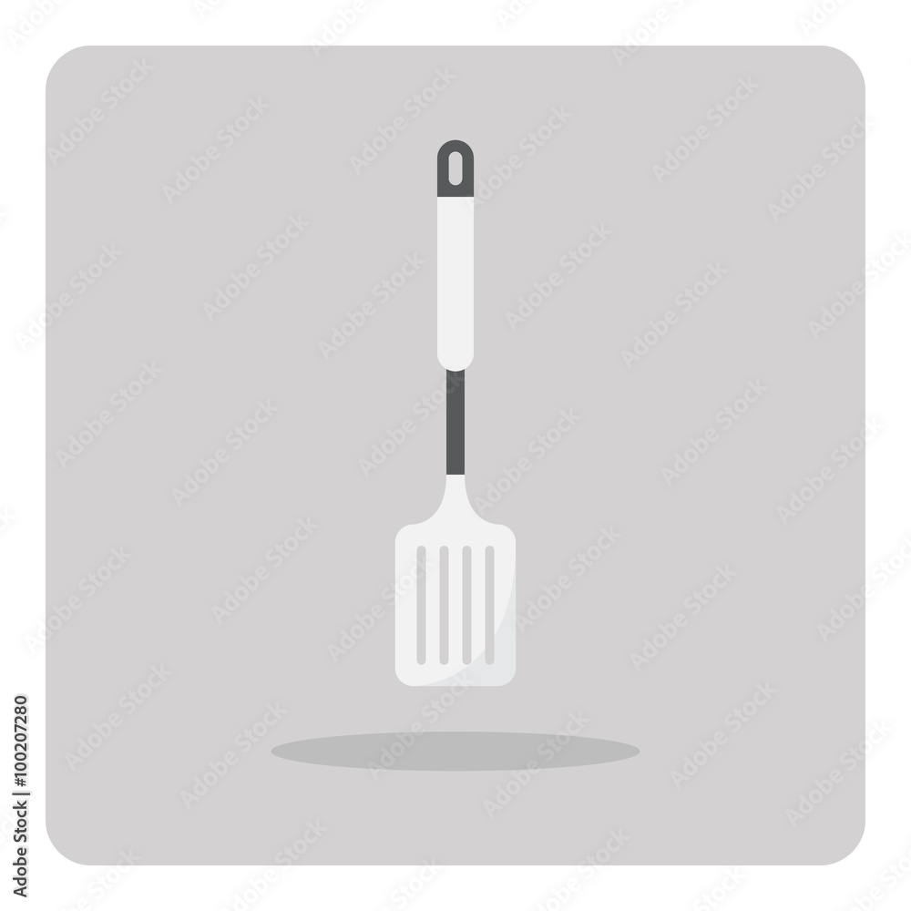 Vector of flat icon, Kitchen spatula on isolated background Vector of flat icon, Kitchen spatula on isolated background