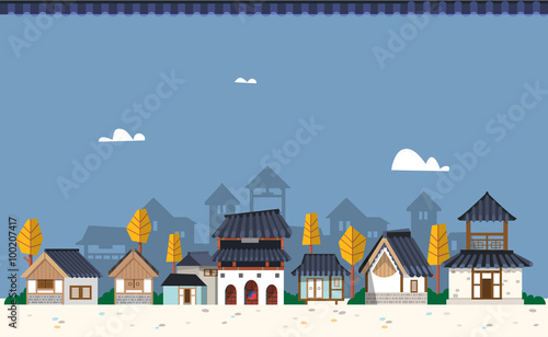 Korean traditional town