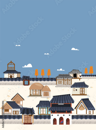 Korean traditional town