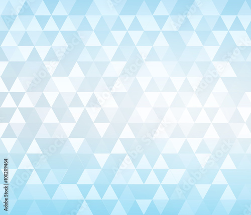 Triangle blue background