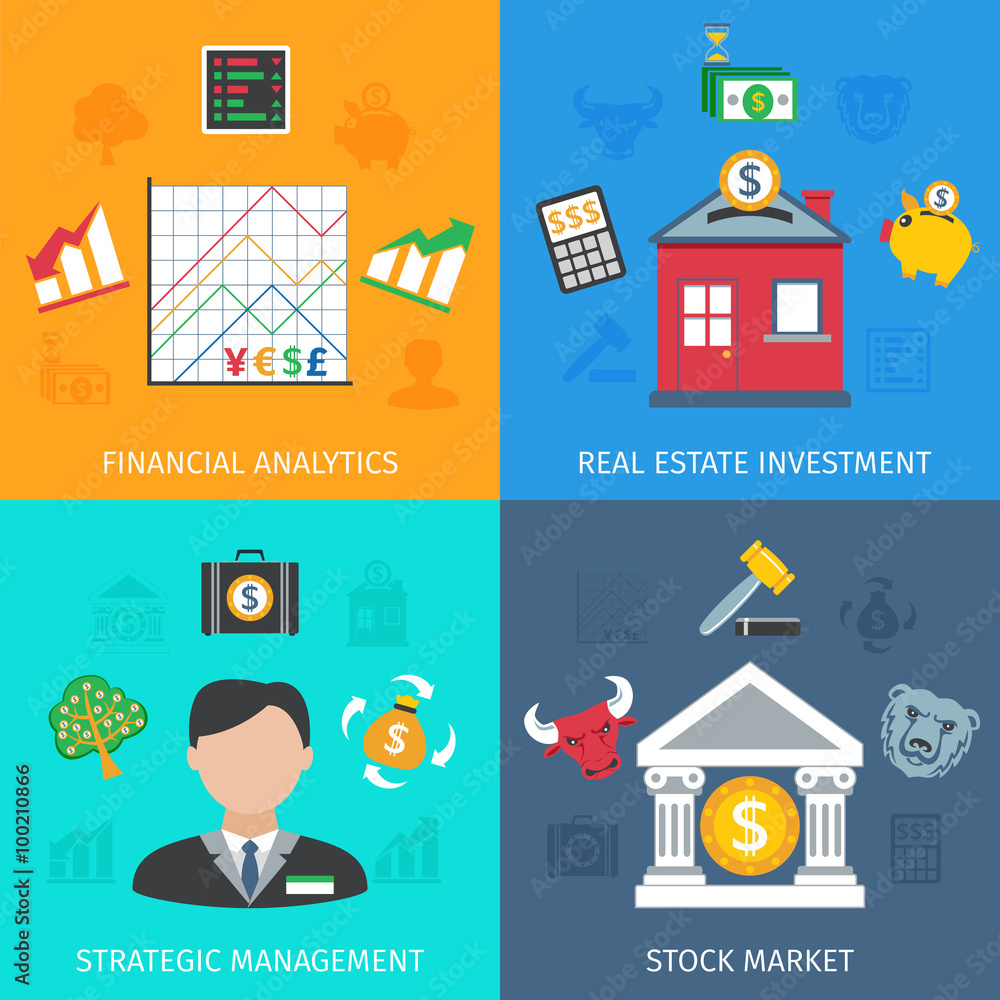 Investment Flat Set Investment Flat Set