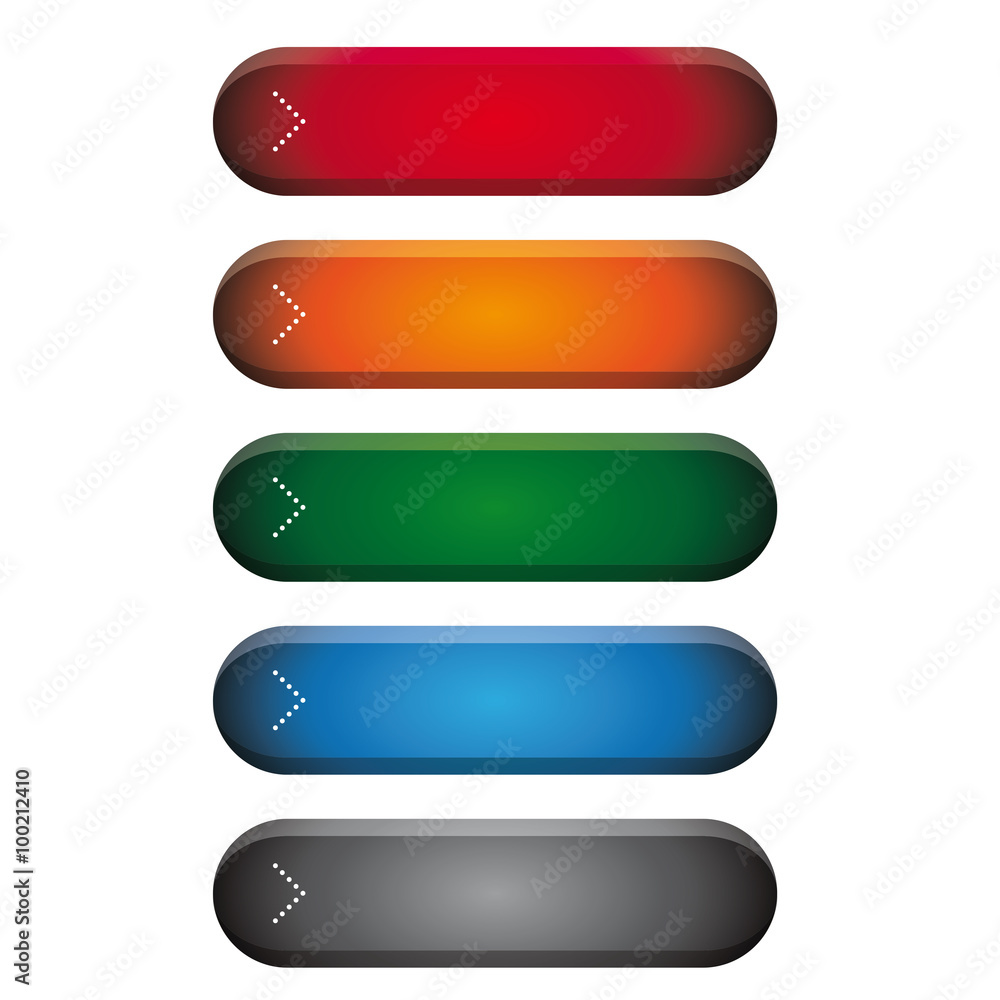 Web button set vector Web button set vector