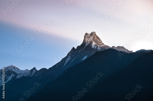 Machapuchare peak photo