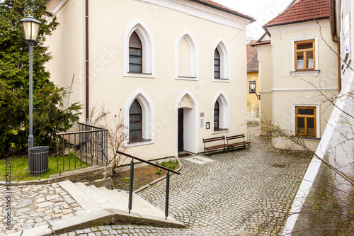Front synagogue  Jewish Quarter  Trebic  Czech Republic