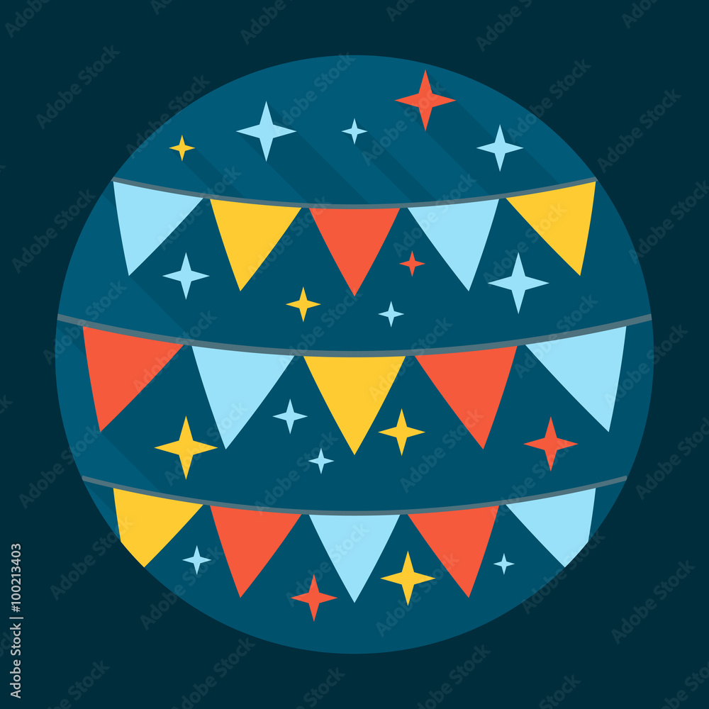 Festive Flags Icon Festive Flags Icon