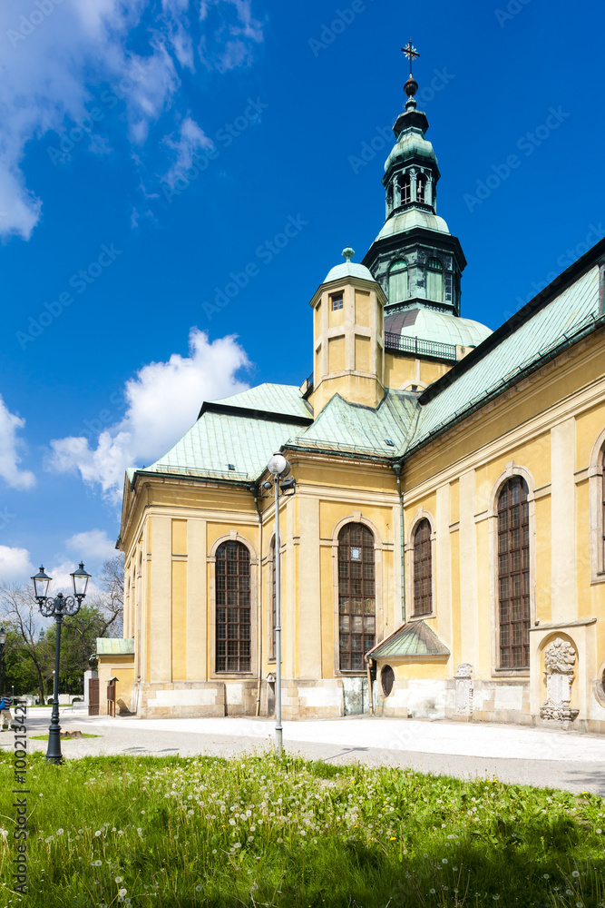 Obraz premium The Church of the exaltation of the Holy Cross, Jelenia Gora, Si