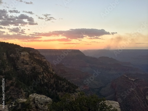 Sonnenuntergang am Grand Canyon South Rim, Arizona