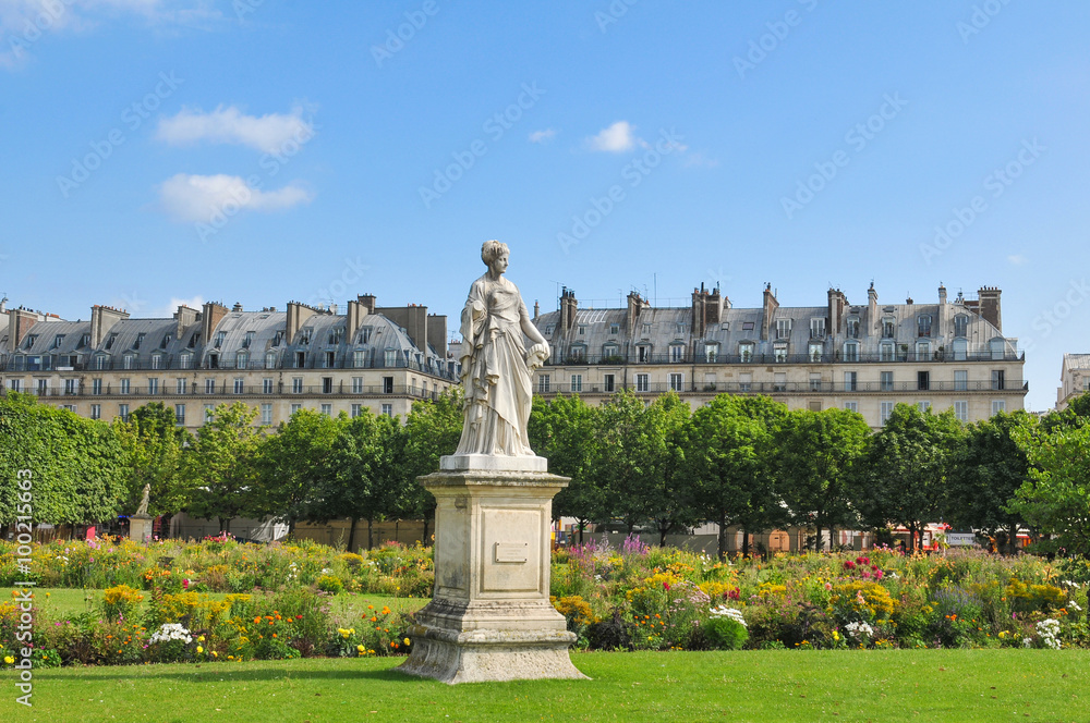 Fototapeta premium Les Jardins des Tuileries