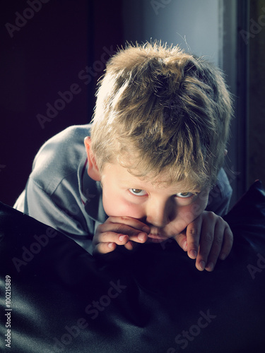 Photography playful boy