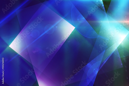 Background image of color lights and geometric shapes
