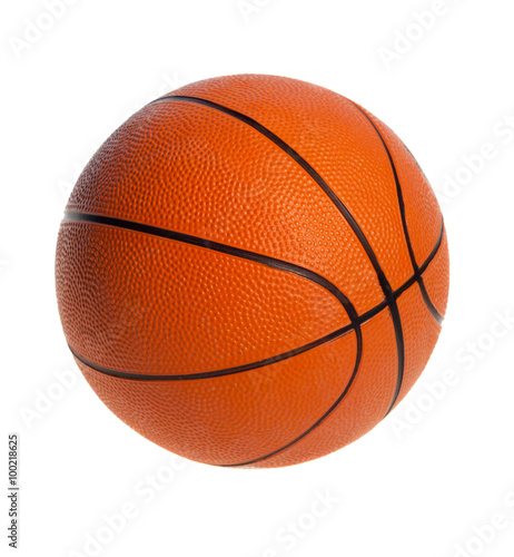 Orange  basket ball, isolated in white background © Petkov