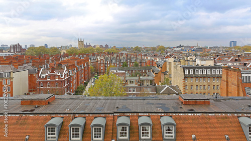 Canvas Print South Kensington Roofs
