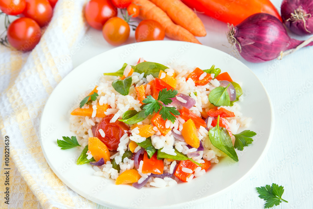 Vegetarian risotto Vegetarian risotto