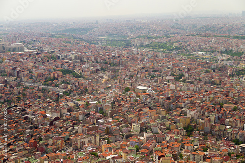 view of Istanbul from a height