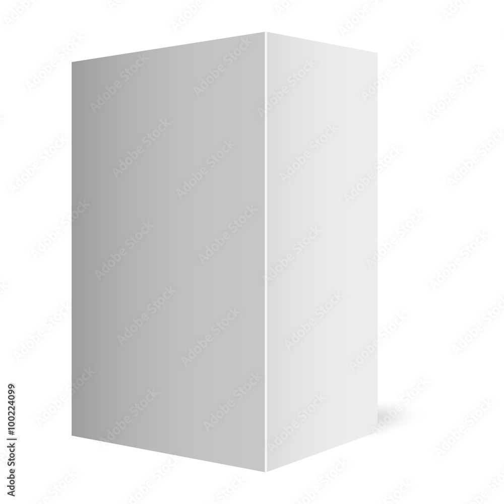 template empty box on a white background