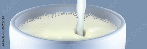 Cup of milk fro your design