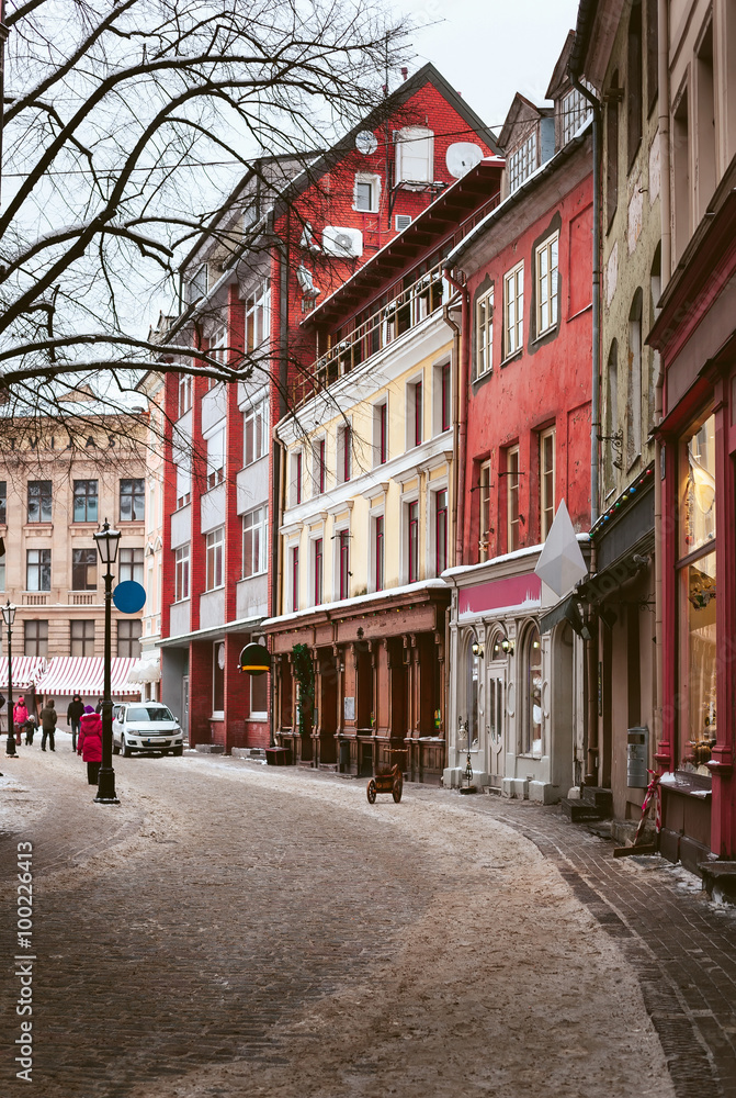 Old street in Riga