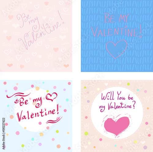 Valentine's Day Card set