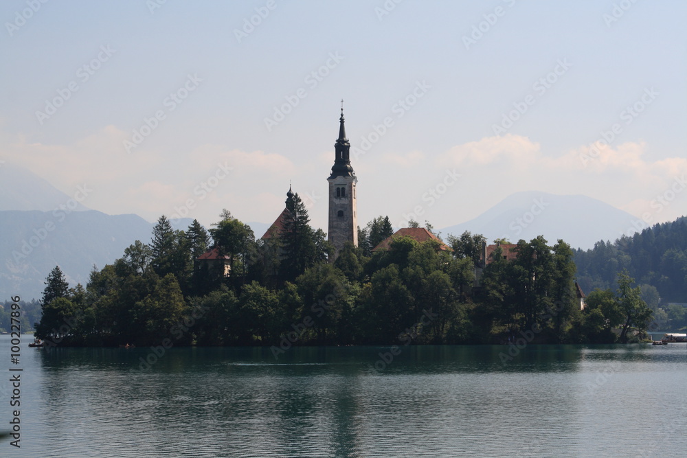 The views of Blead, Slovenia, year 2008