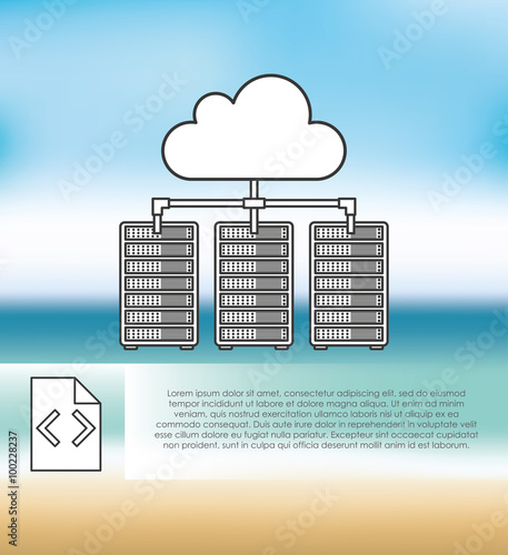 hosting infographic design 