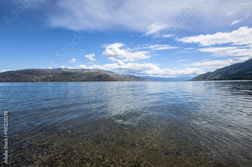 The View from Antler's Beach of Peachland British Columbia, Cana