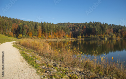 Gradisko lake, Lukovica, Slovenia