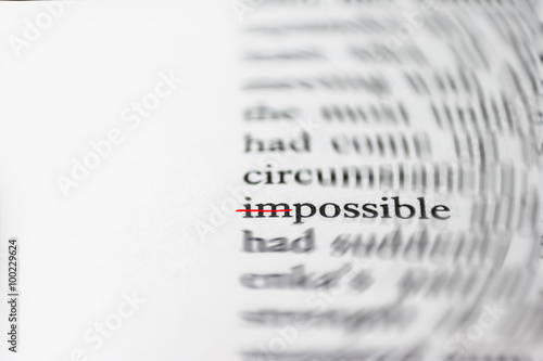 Everything is possible concept