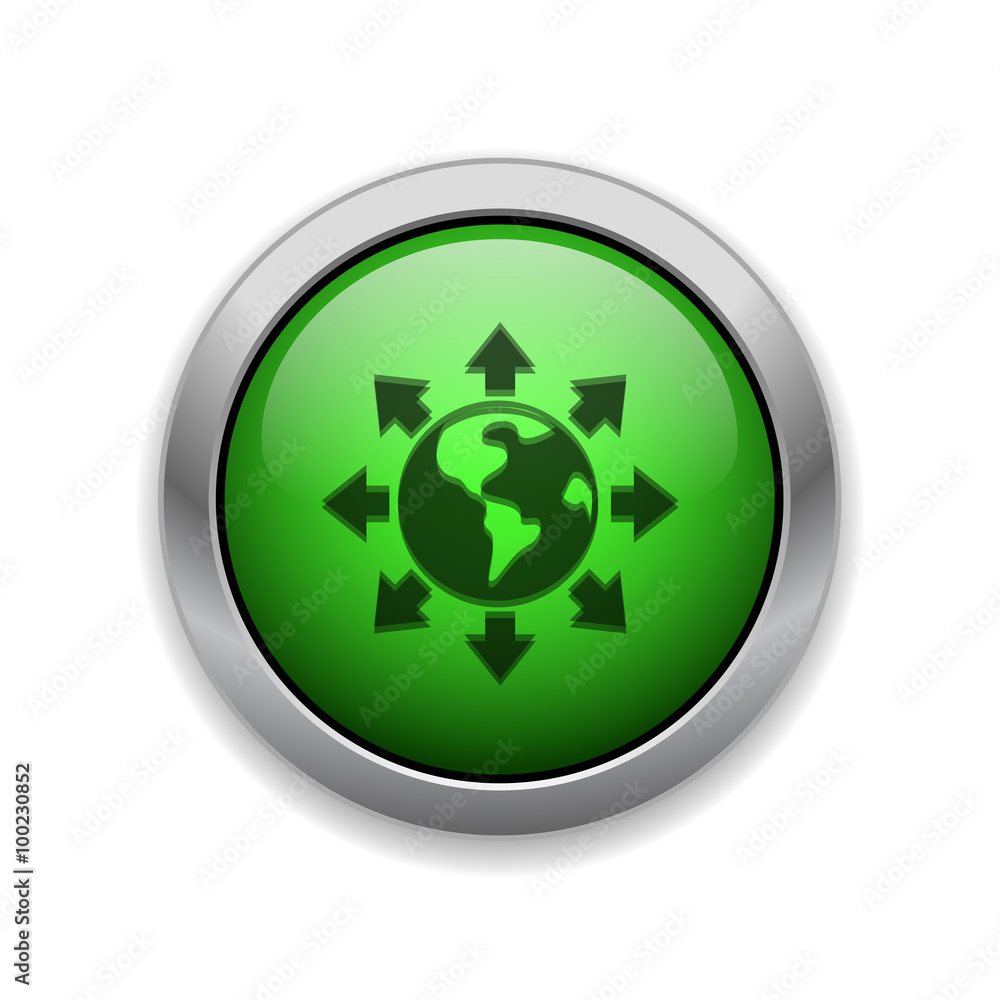 Glossy App Push Button