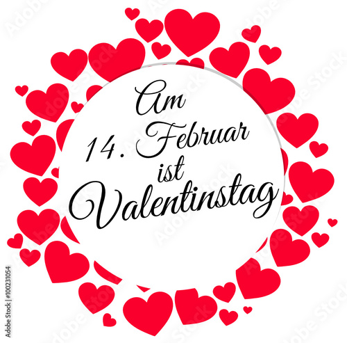 Am 14. Februar ist Valentinstag 