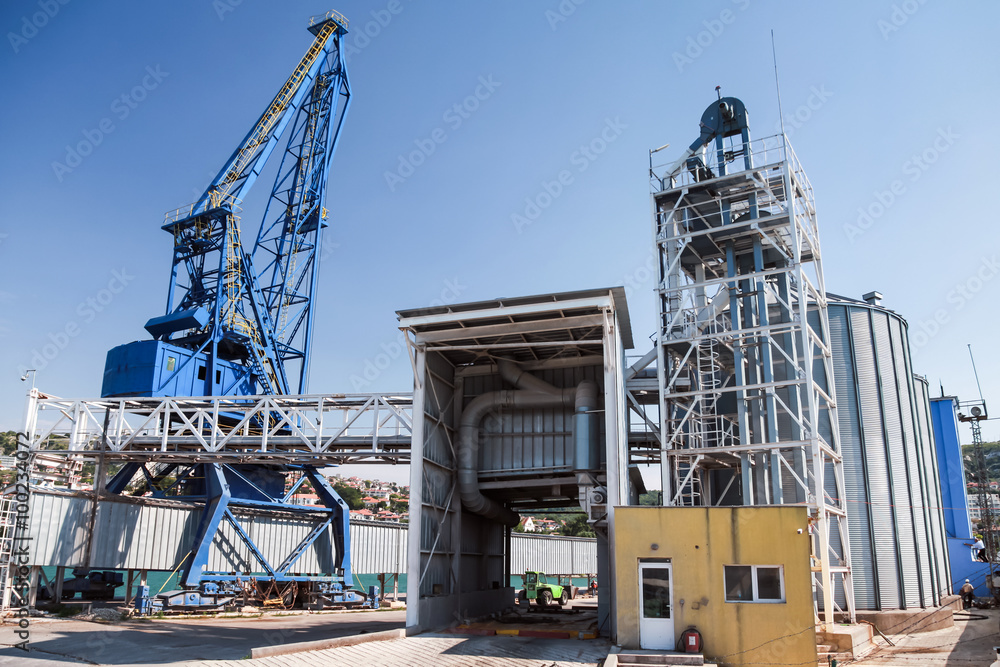 Crane and loading constructions of Cargo terminal