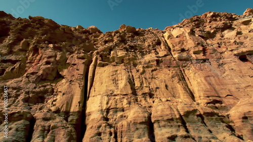 Wallpaper Mural Stock Footage drive-by of desert cliffs in Israel. Torontodigital.ca