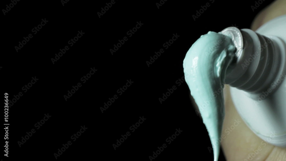 Toothpaste closeup Toothpaste closeup