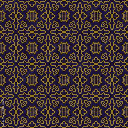 Elegant antique background image of geometry kaleidoscope pattern. 