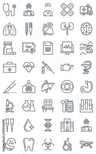 Hospital, health icon