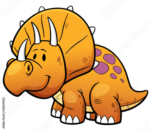 Vector illustration of Dinosaurs cartoon