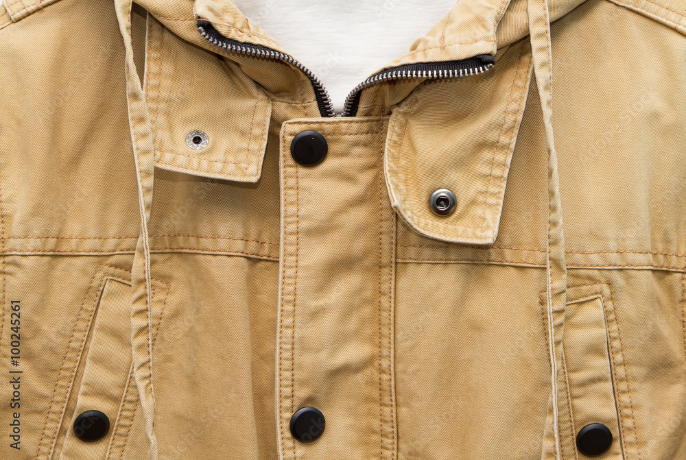Brown autumn cotton jacke Brown autumn cotton jacke