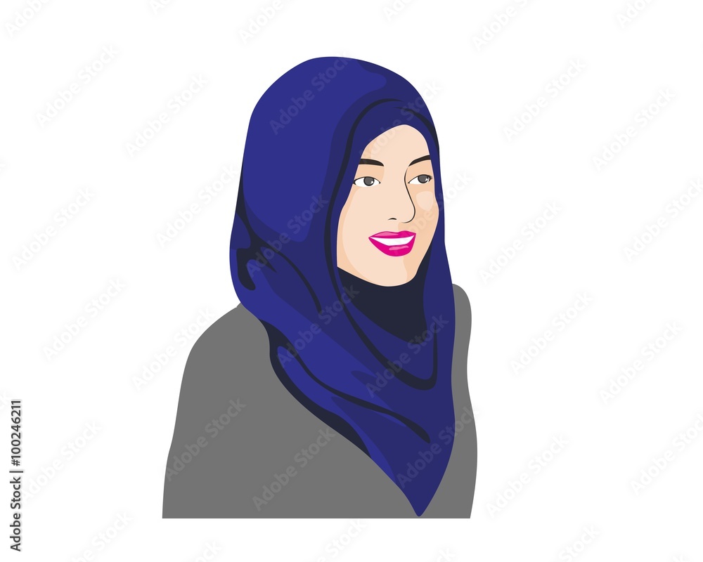 BEAUTIFUL GIRL WITH HIJAB