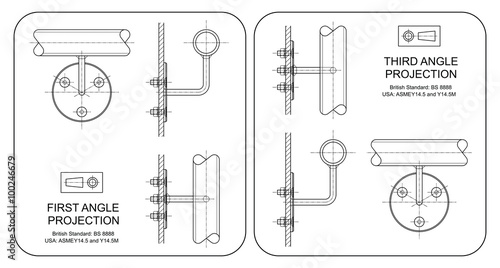 First and Third Angle Orthographic Projection