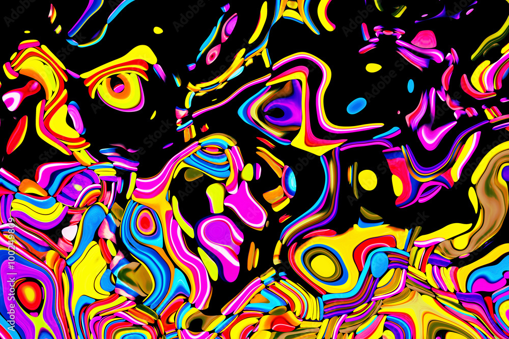 Colourful Crazy Abstract Background Colourful Crazy Abstract Background