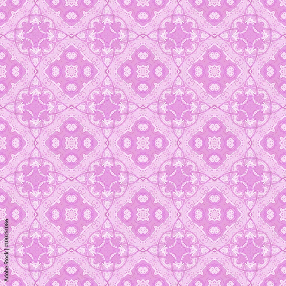 Seamless ornate pattern or background in pink Seamless ornate pattern or background in pink