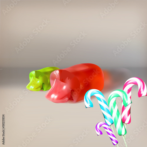 candy, jelly filled, liquid filling, sucking candy, cut, icon, isolated object vector, lollipop