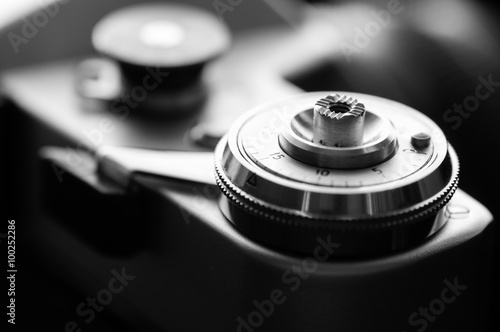 Shutter button of the camera