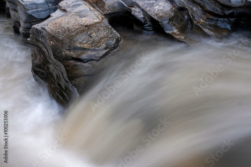 creek flowing over the rocks