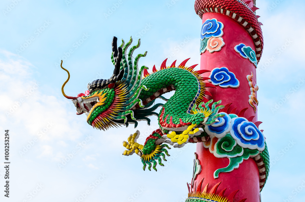 Fototapeta premium Climbing Dragon