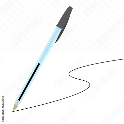 Vector Plastic pen
