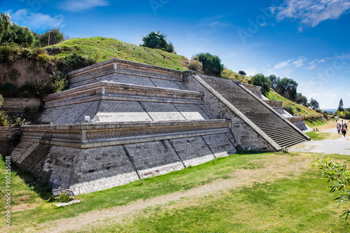 Cholula Pyramid in Puebla, Mexico. photo