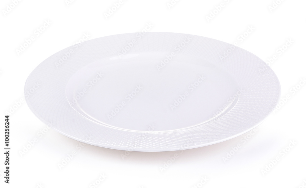 white plate on white background white plate on white background