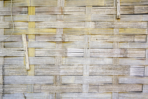 Wallpaper Mural Woven bamboo strips wall vernecular Torontodigital.ca