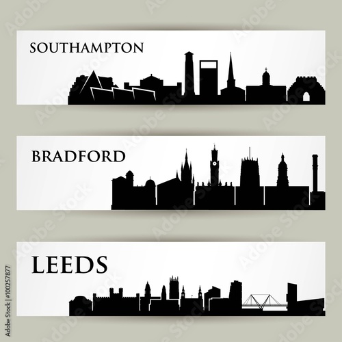England skylines banners
